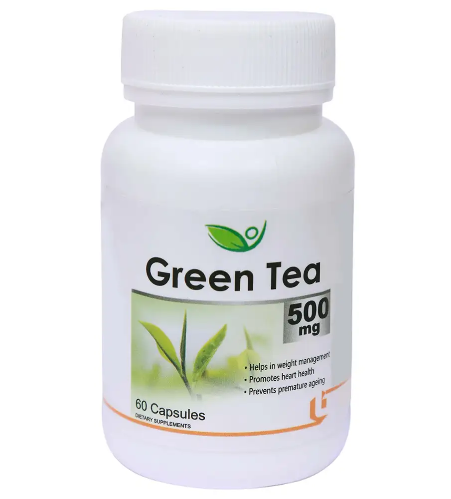 Biotrex Green Tea (500 mg),  60 capsules  Unflavoured