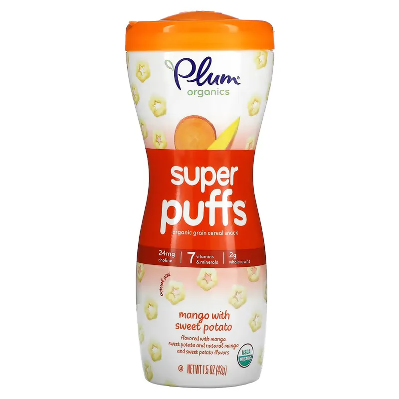 Super Puffs, Organic Grain Cereal Snack, Mango with Sweet Potato, 1.5 oz (42 g)