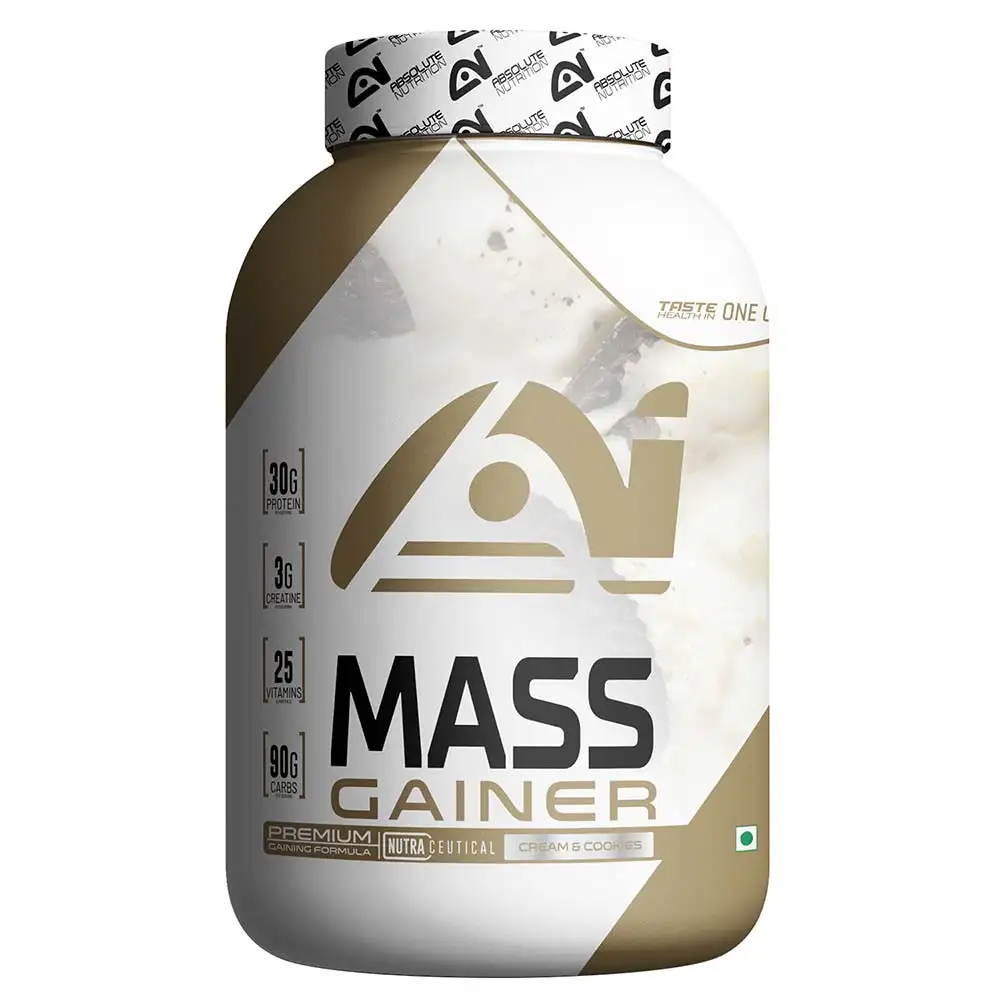 Absolute Nutrition Mass Gainer,  2.2 lb  Cream & Cookies