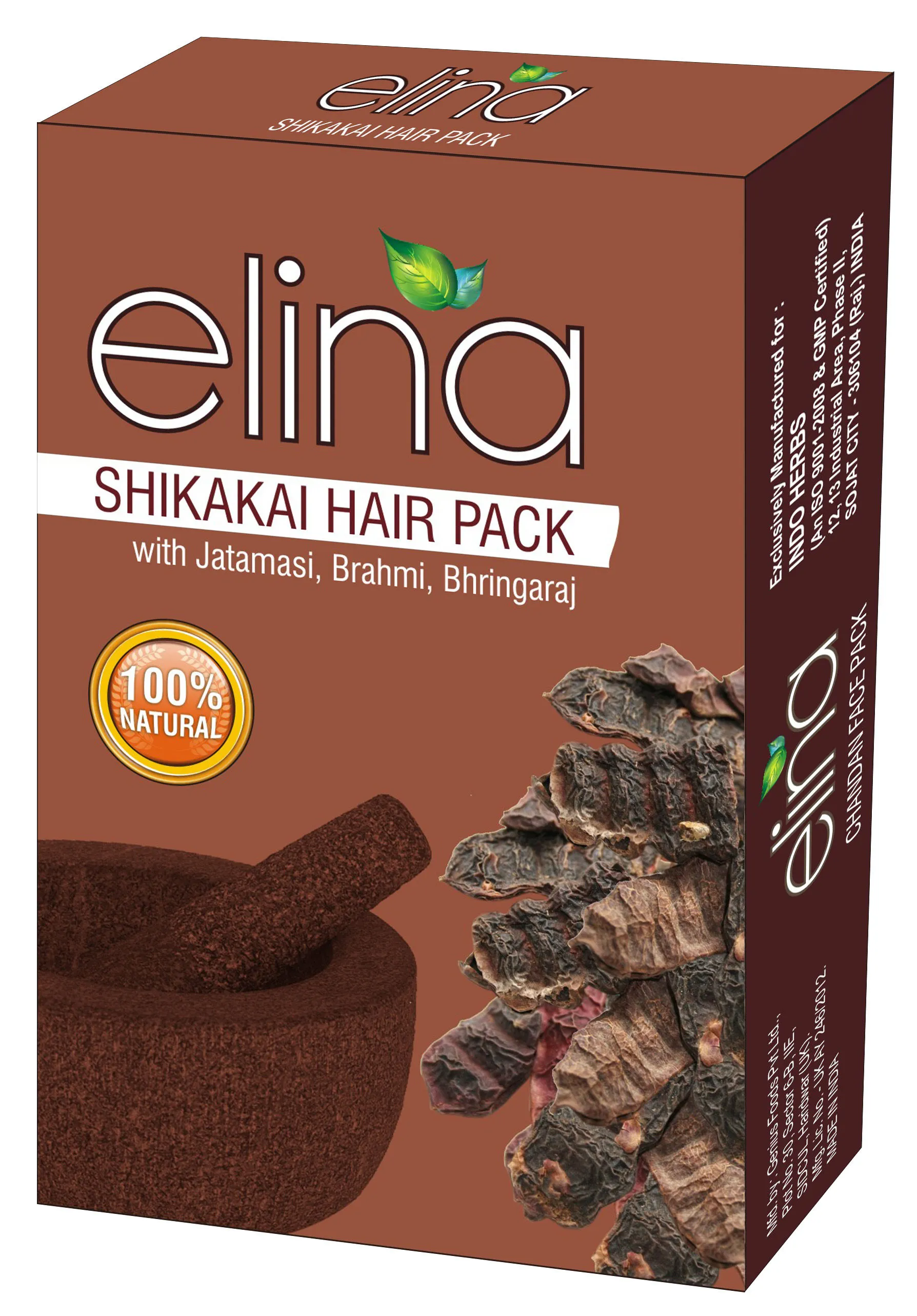 Elina Shikakai Hair Pack For Stronger And Faster Hair Growth