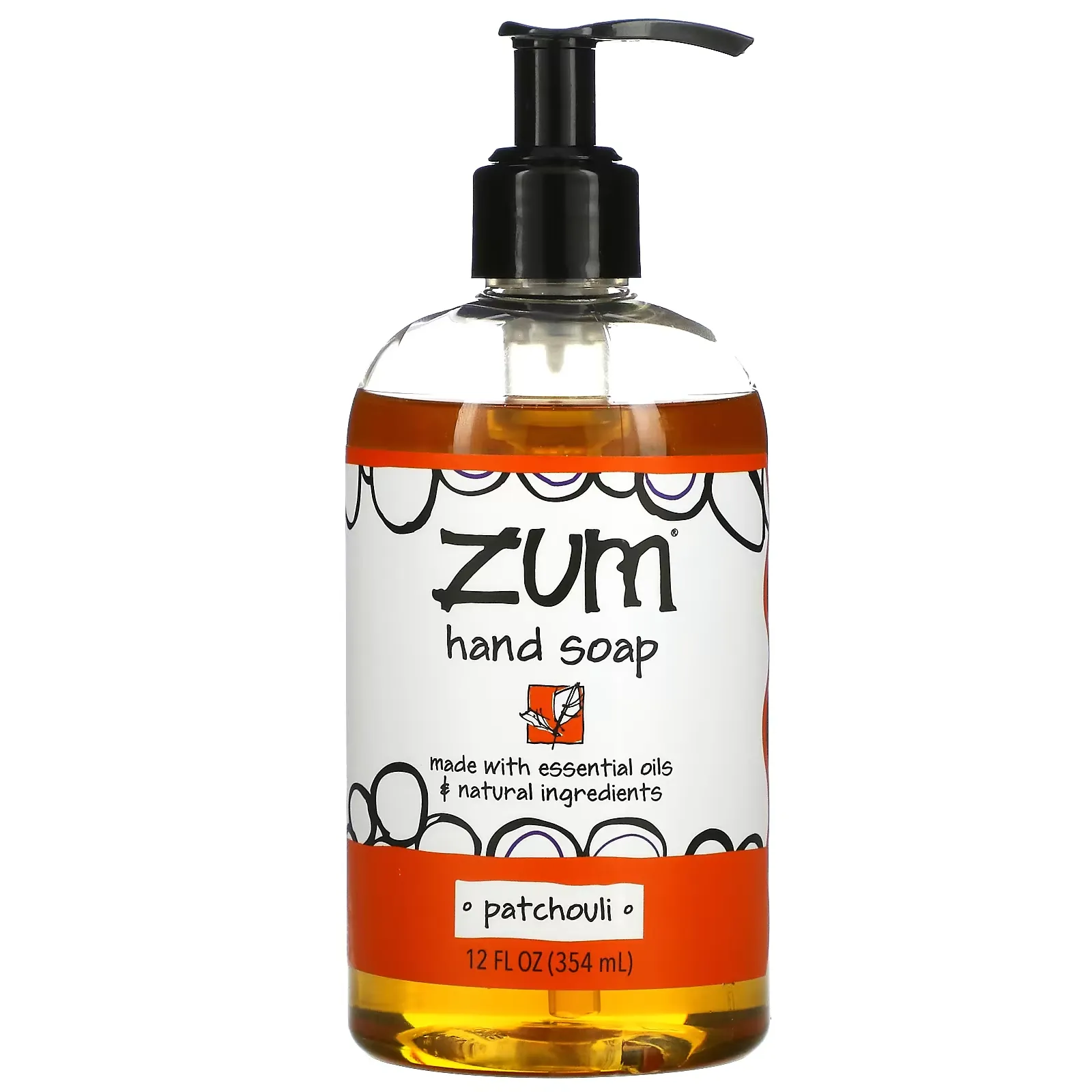 Zum Hand Soap, Patchouli, 12 fl oz (354 ml)