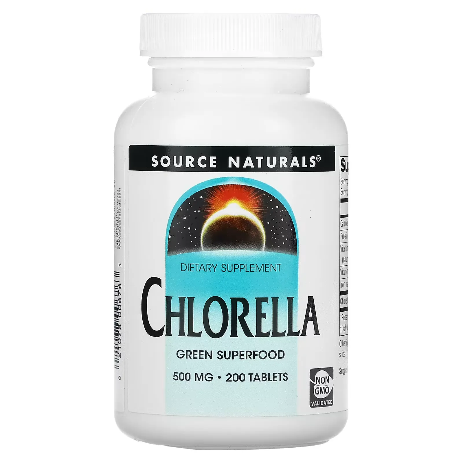 Chlorella, 500 mg, 200 Tablets