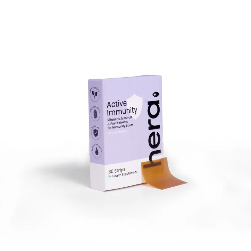 Hera - Active Immunity - Immunity Strips To Keep Sickness & Infection Away - Lemon Flavour