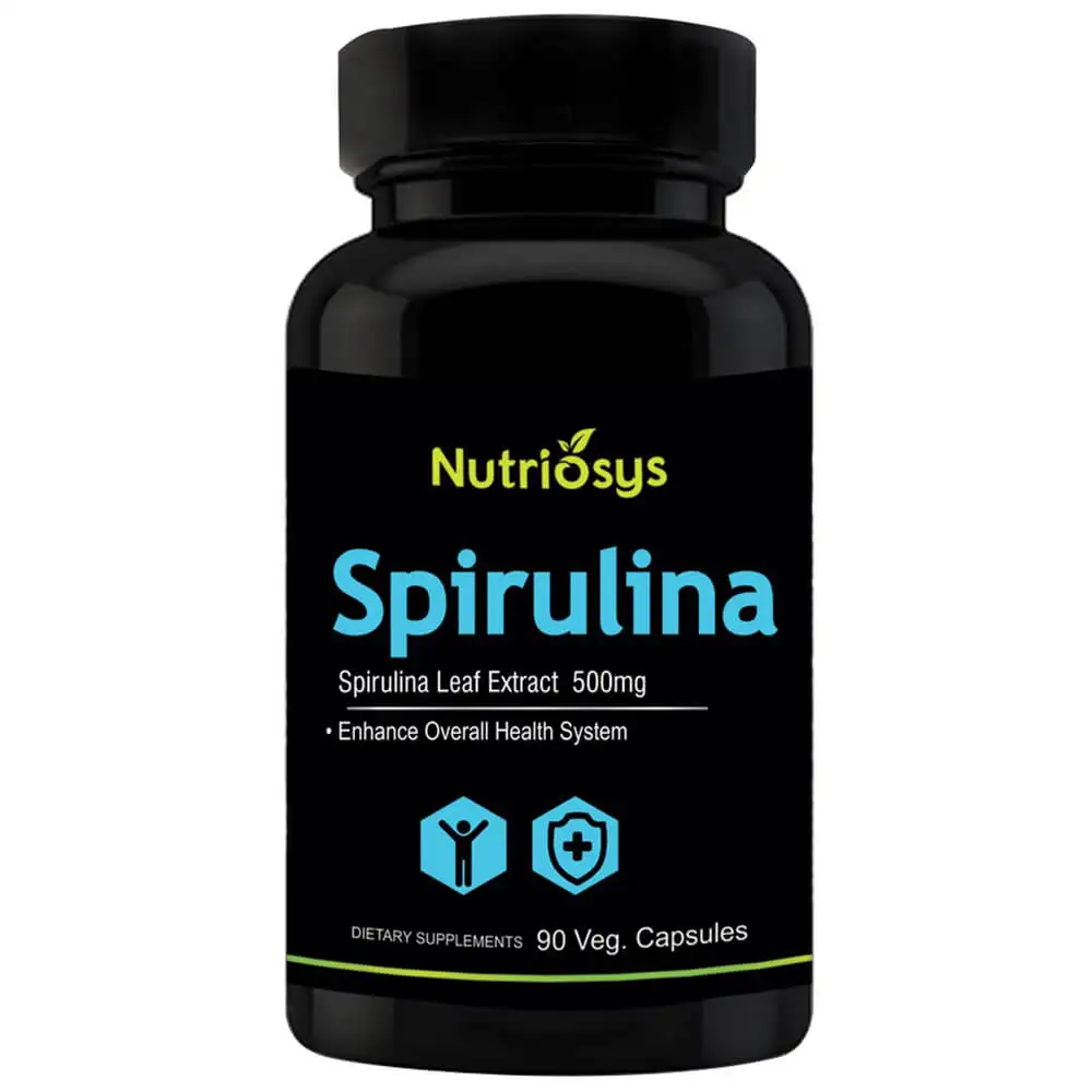 Nutriosys Spirulina (500 mg),  90 veggie capsule(s)