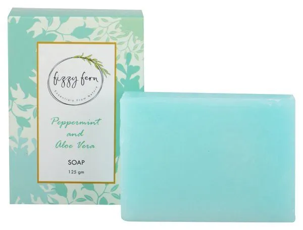 Fizzy Fern Peppermint And Aloe Vera Soap