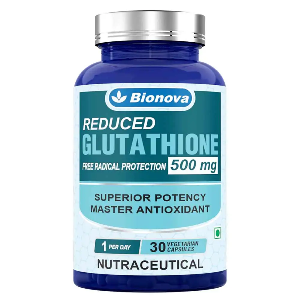 Bionova Reduced Glutathione 500mg,  30 veggie capsule(s)