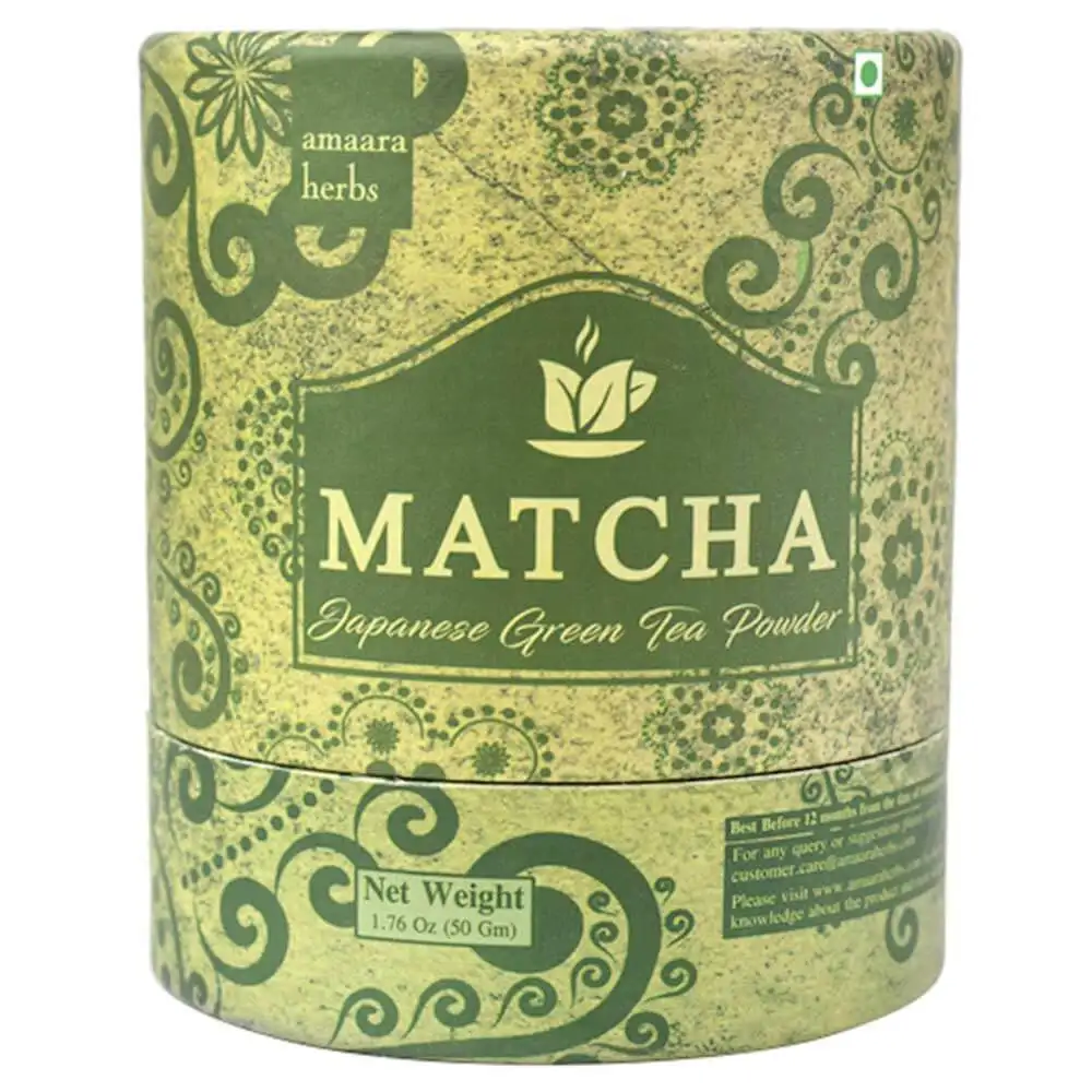 Amaara Herbs Matcha Japanese Green Tea Powder,  50 g  Unflavoured