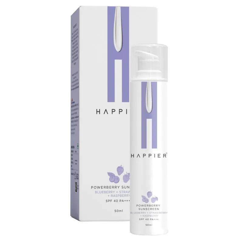 Happier Powerberry Sunscreen SPF 40 PA+++