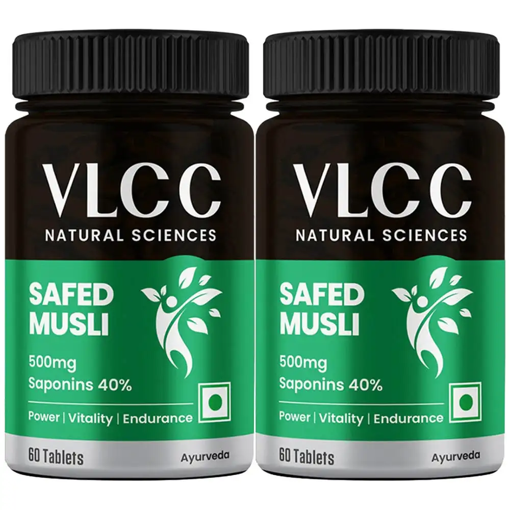 VLCC Natural Sciences Safed Musli (Pack of 2),  60 tablet(s)