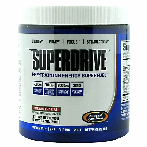 SuperDrive, By Gaspari Nutrition, Strawberry Kiwi, 40 Servings