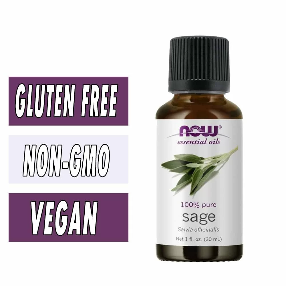 NOW Sage Oil - 1 fl oz