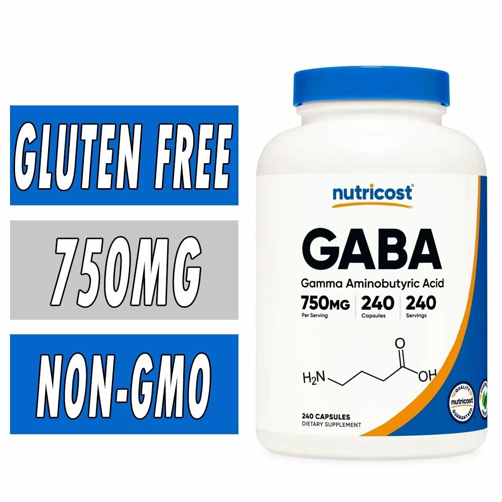 Nutricost GABA - 750 mg - 240 Capsules