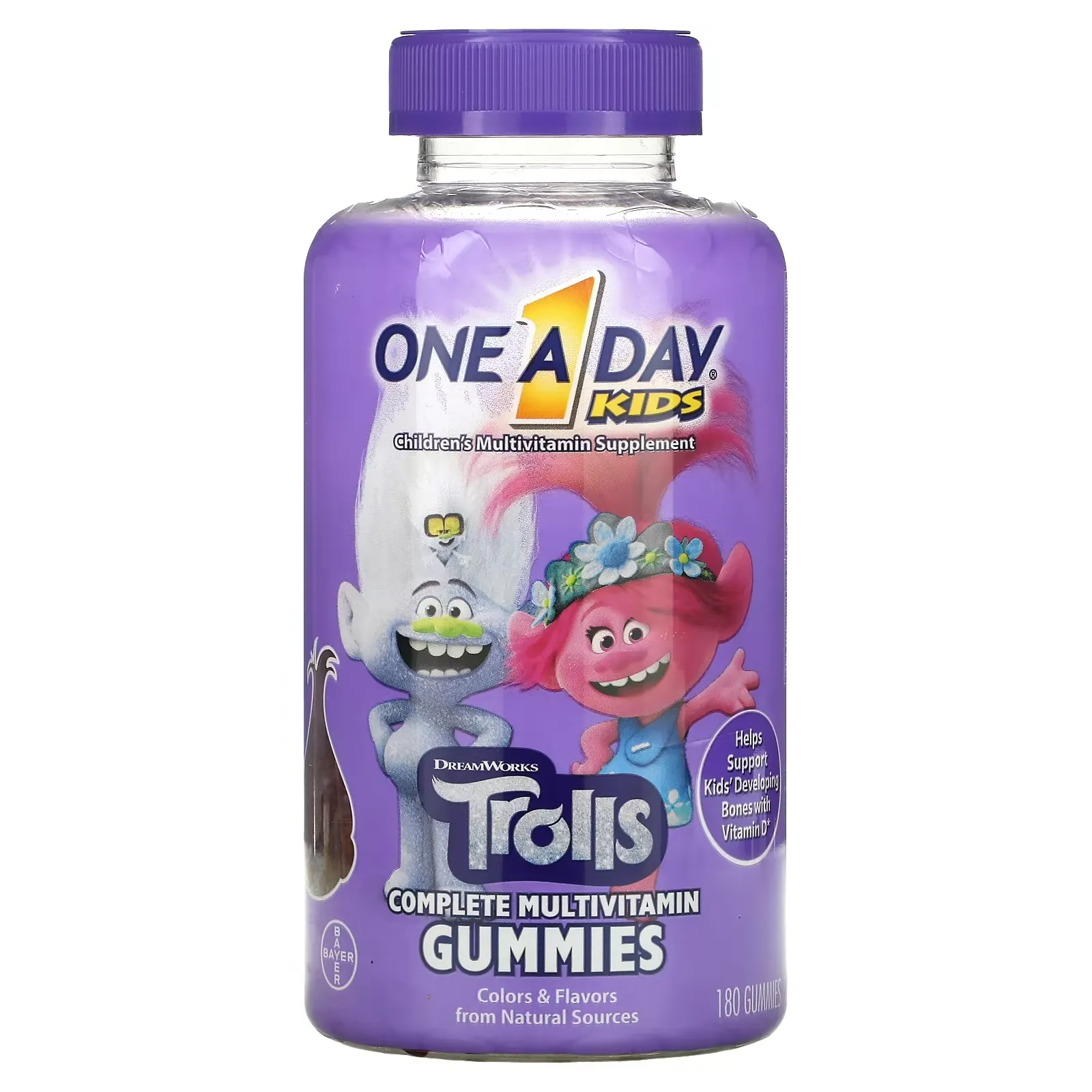 Kids Complete Multivitamin, Trolls, 180 Gummies