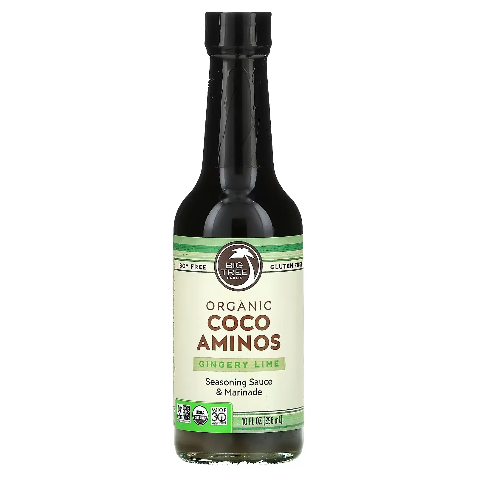 Organic Coco Aminos, Seasoning Sauce & Marinade, Gingery Lime, 10 fl oz (296 ml)