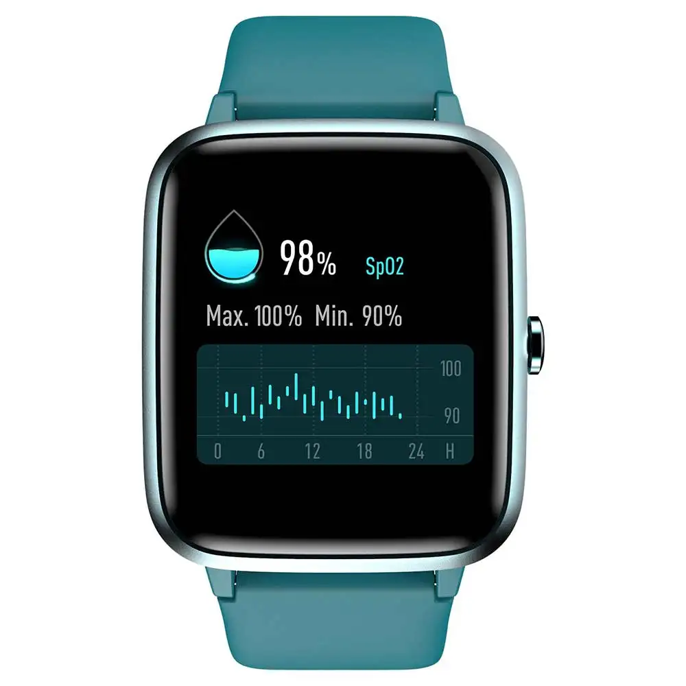 Noise ColorFit Pro 2 Oxy Smartwatch,  Teal Green