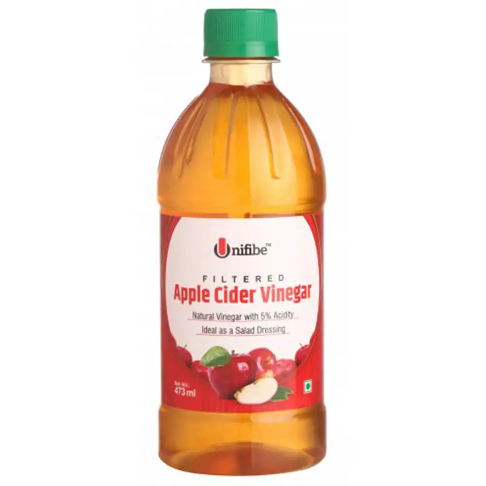 Unifibe Filtered Apple Cider Vinegar,  0.473 L  Unflavoured