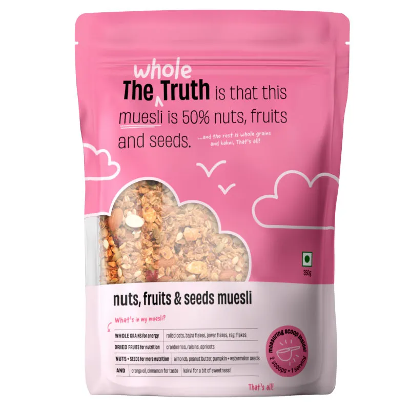 The Whole Truth - Breakfast Muesli - Nuts, Fruits And Seeds