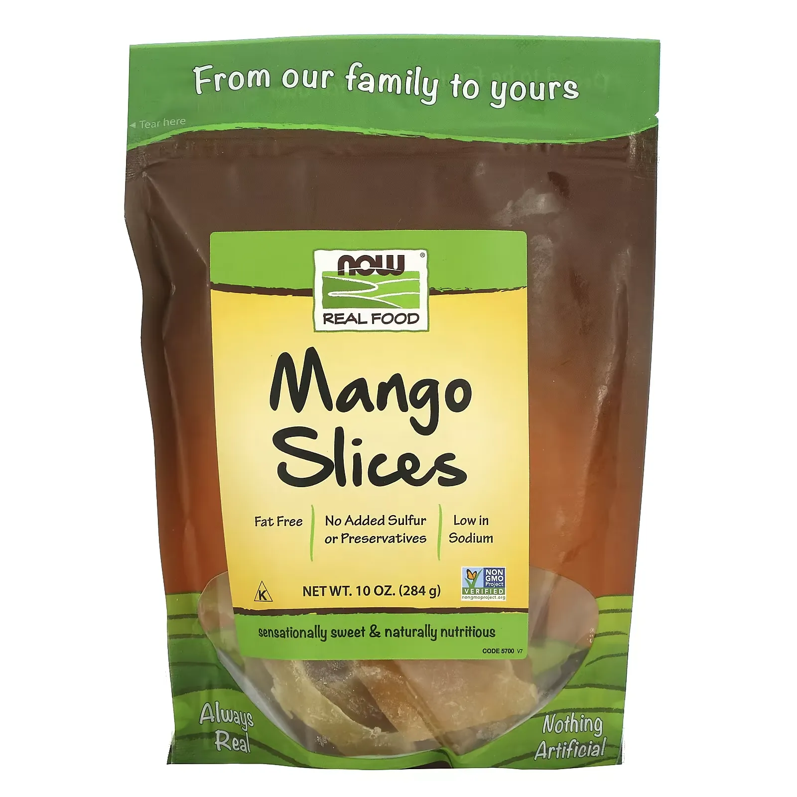 Real Food, Mango Slices, 10 oz (284 g)