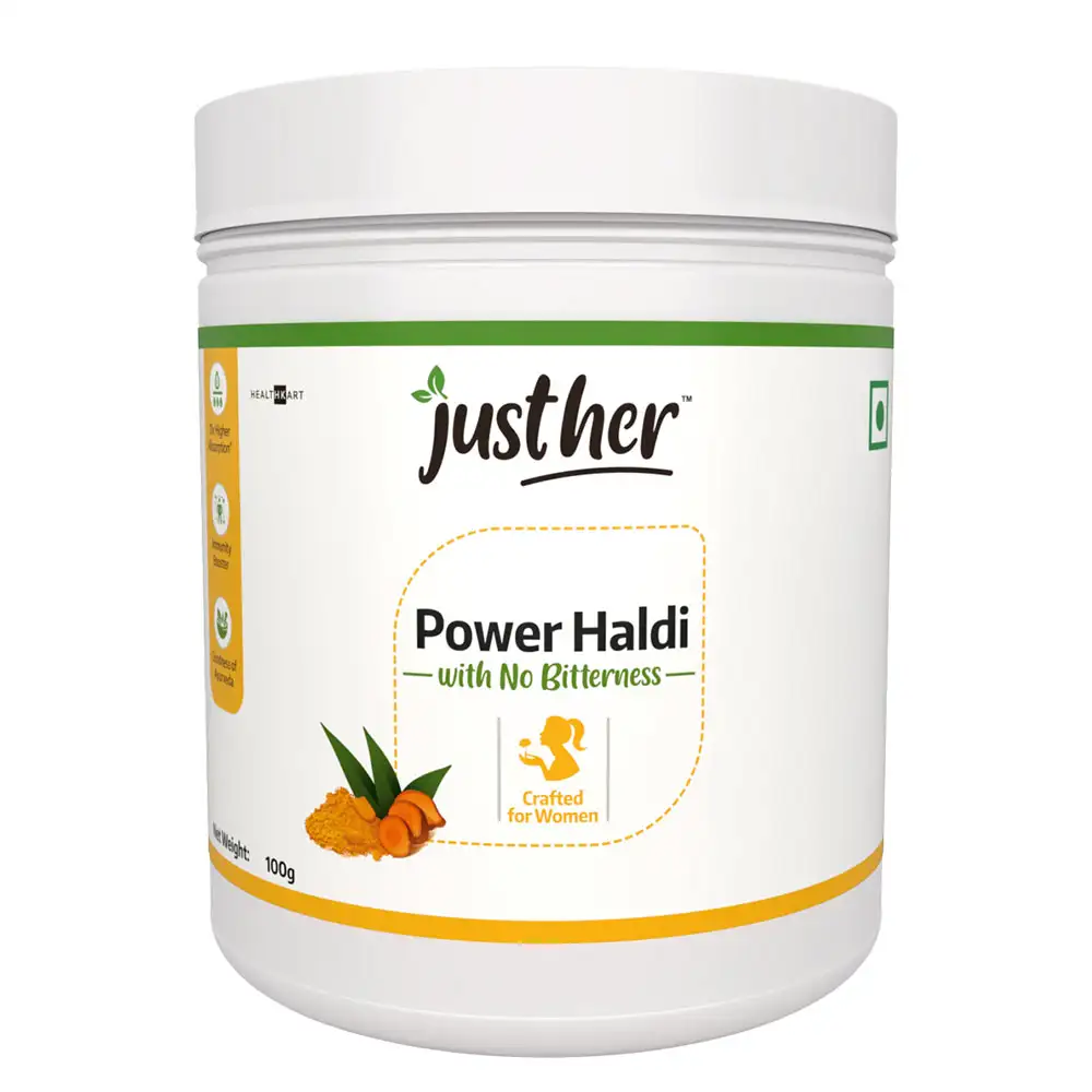 JustHer Power Haldi with No Bitterness,  100 g