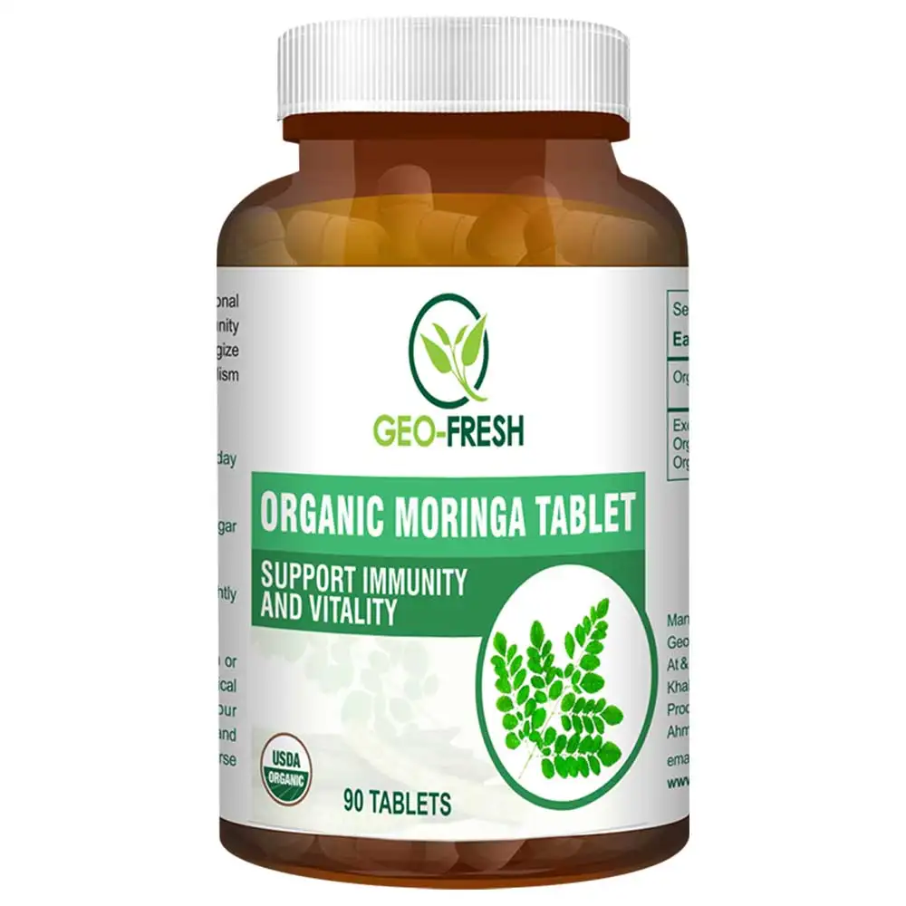 Geo Fresh Organic Moringa 450 mg,  90 tablet(s)