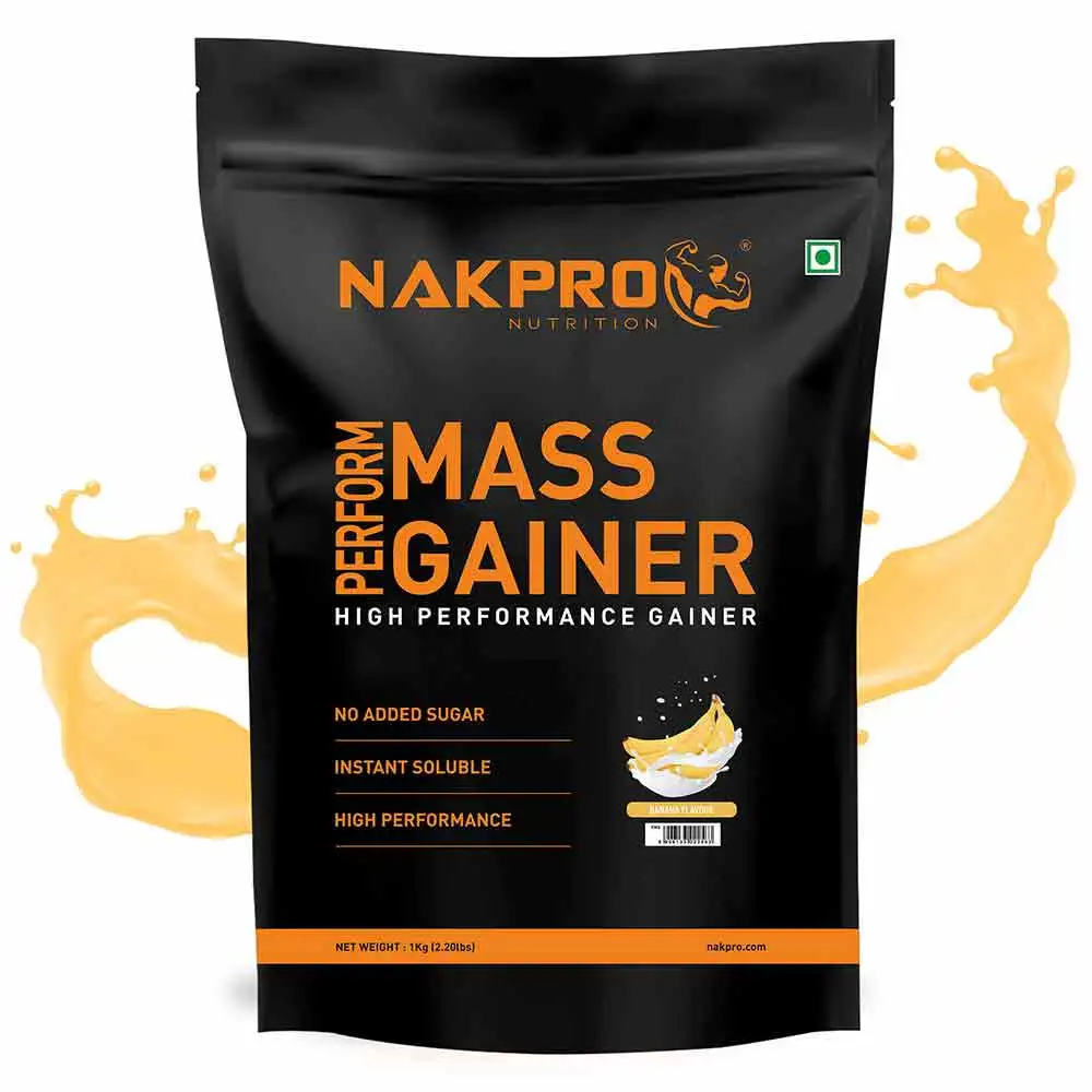 Nakpro Perform Mass Gainer,  2.2 lb  Banana