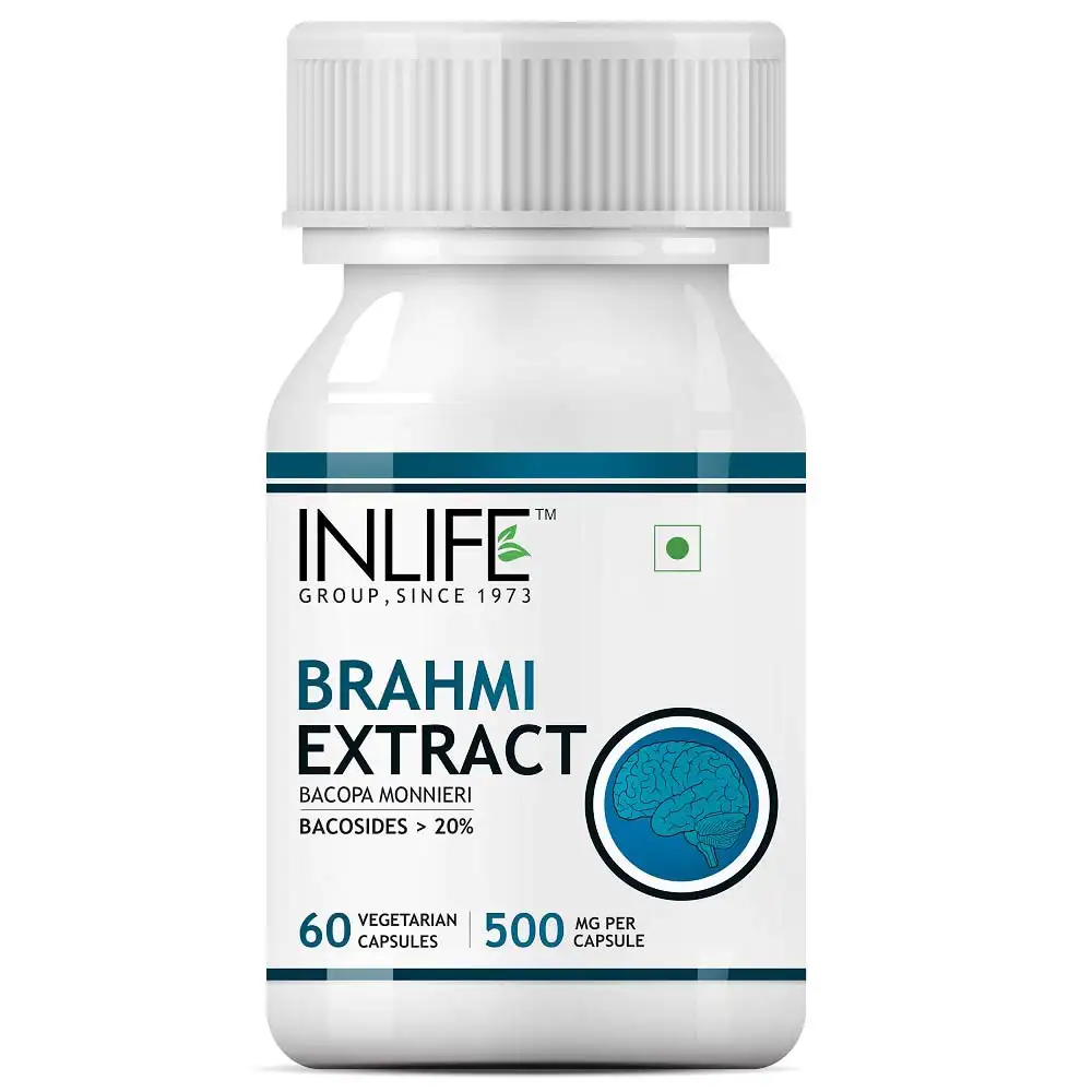 INLIFE Brahmi Extract,  60 capsules