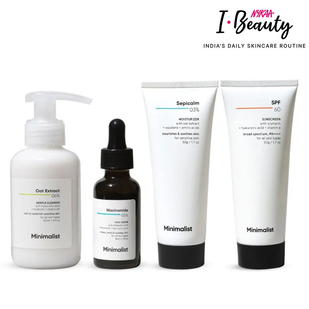 Minimalist Daily Skincare Routine For Sensitive Skin & Damaged Barrier CSMS Combo