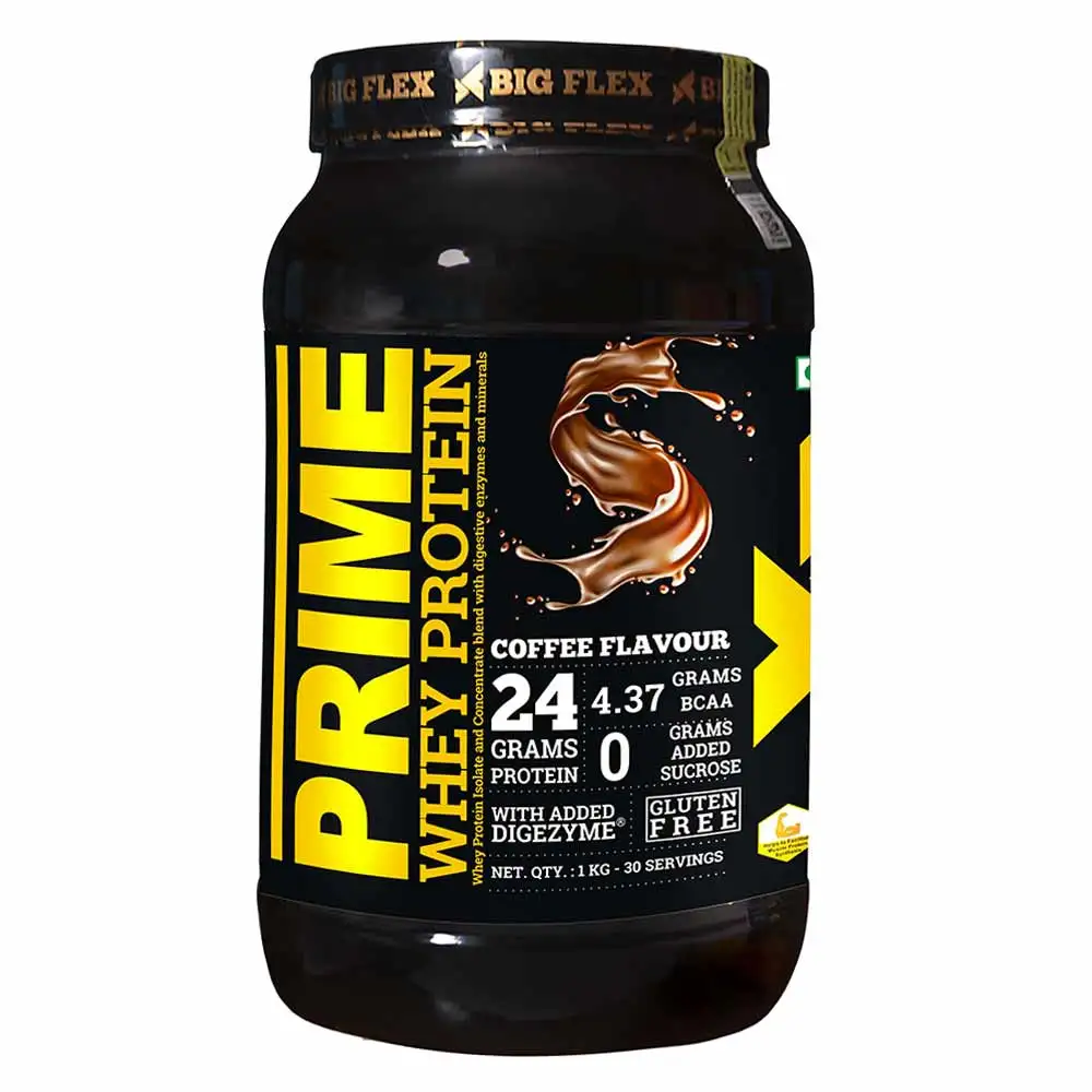 Big Flex Prime Whey Protein,  2.2 lb  Coffee