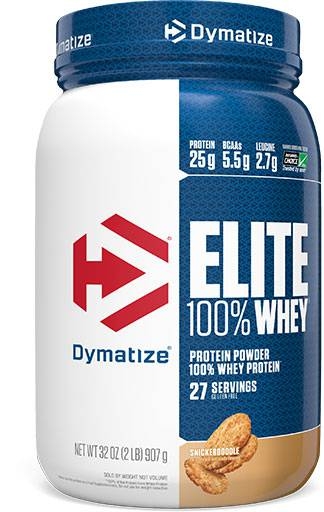 Dymatize Elite Whey Protein, Snickerdoodle, 2lb 