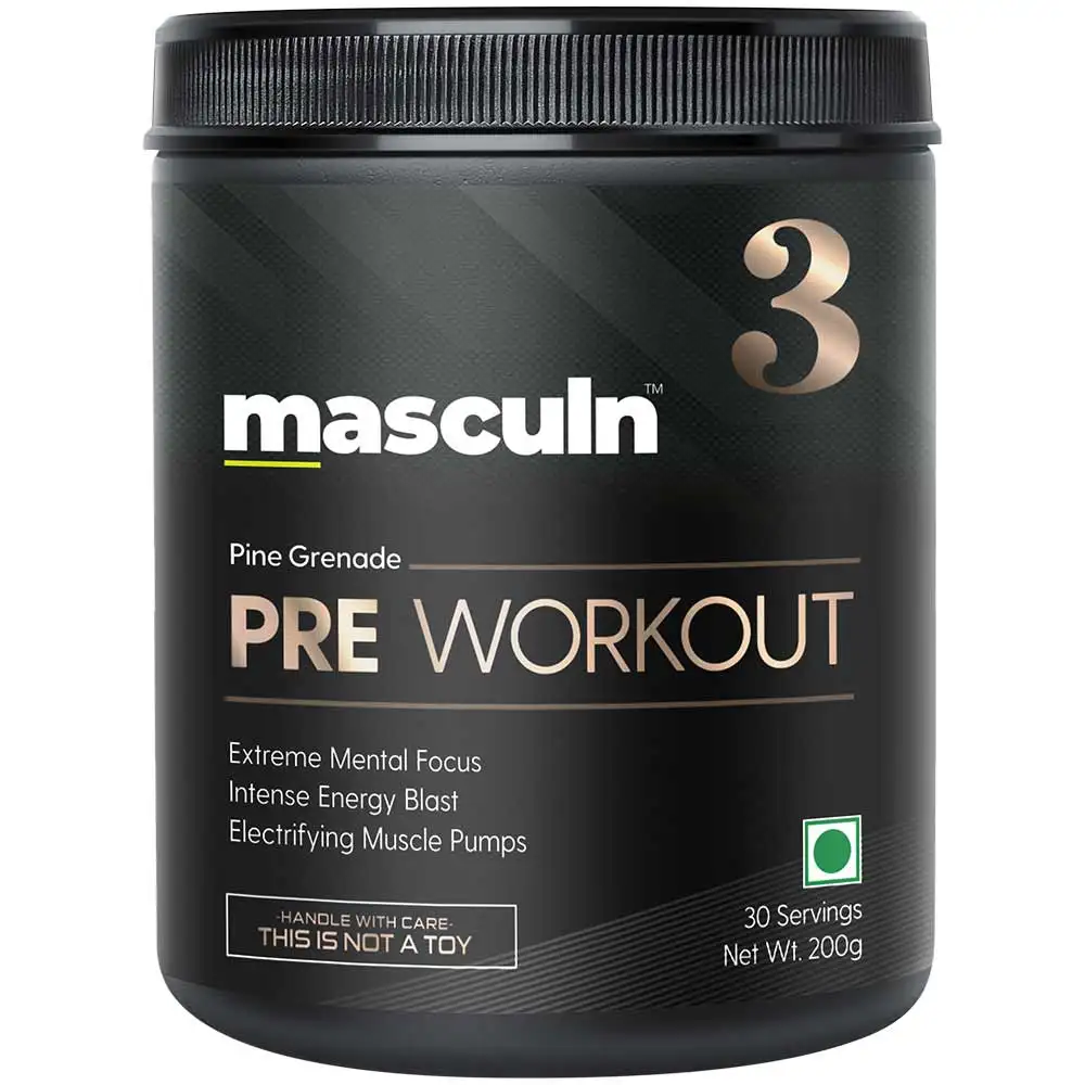 Masculn Pre Workout,  0.44 lb  Pine Grenade