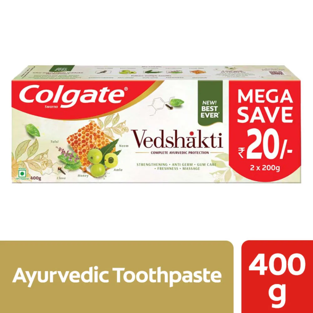 Colgate Swarna Vedshakti Ayurvedic Toothpaste, for Whole Mouth Health