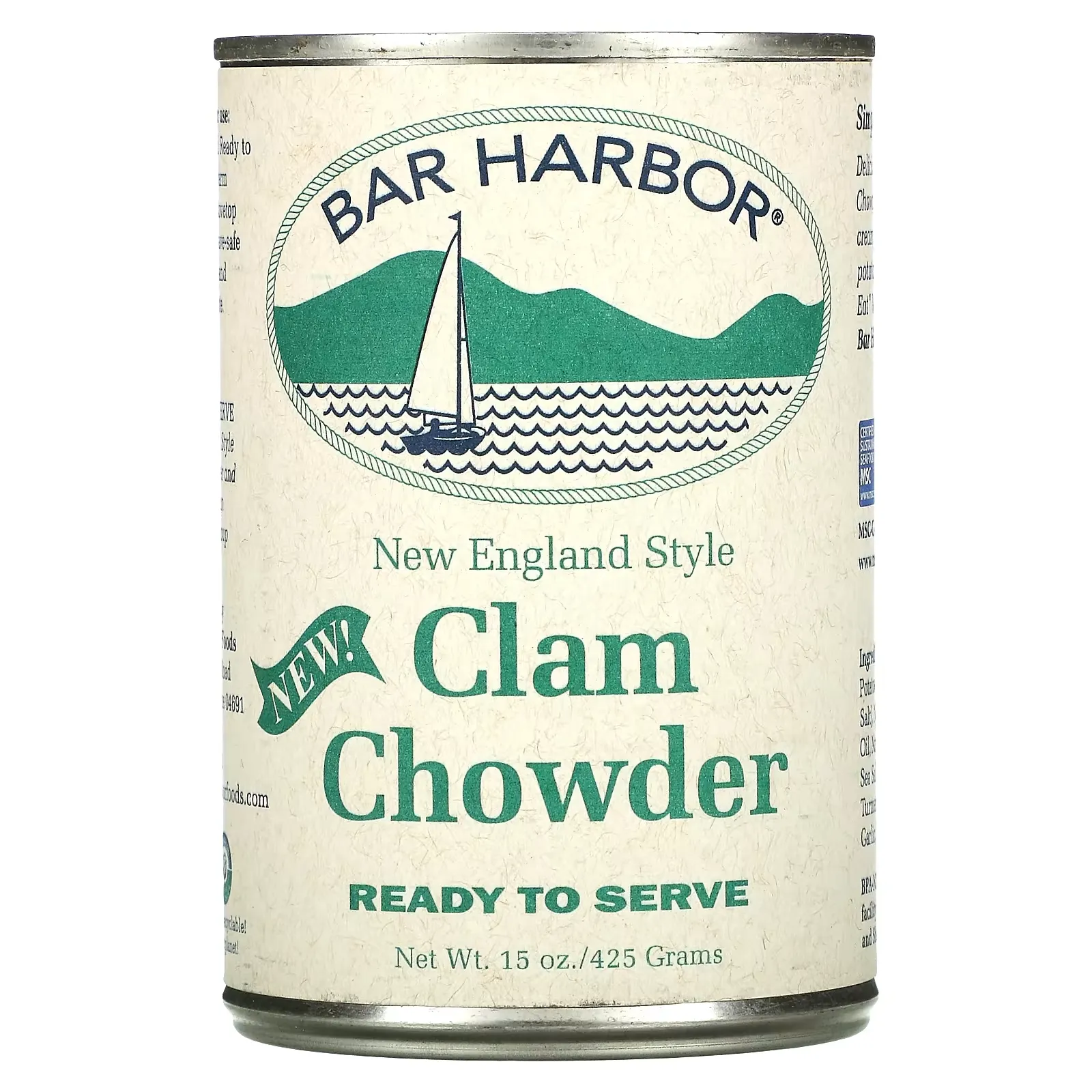 New England Style Clam Chowder, 15 oz (425 g)