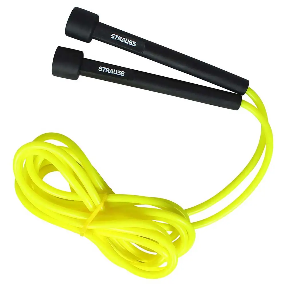 Strauss Speed Skipping Rope,  Yellow  Free Size