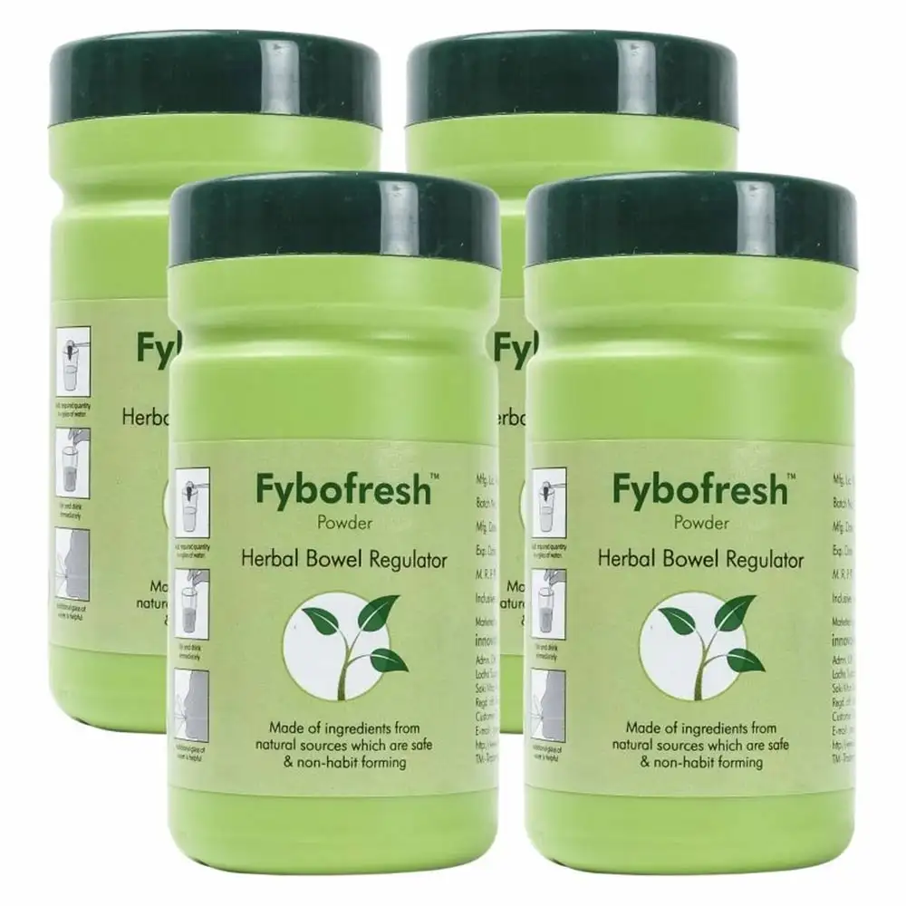 Fybofresh Bowel Regulator Powder (Pack of 4),  100 g