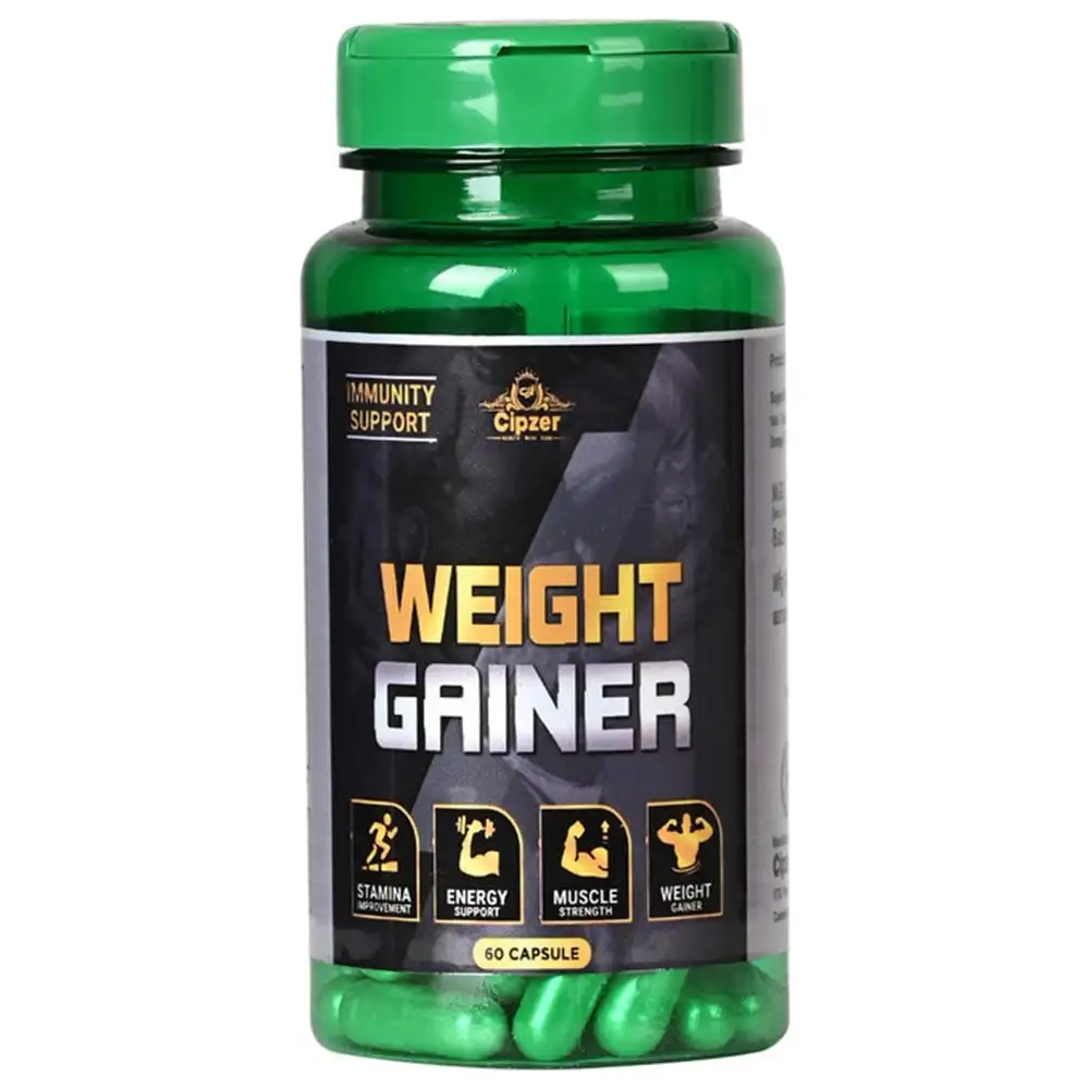 Cipzer Weight Gainer,  60 capsules  Unflavoured