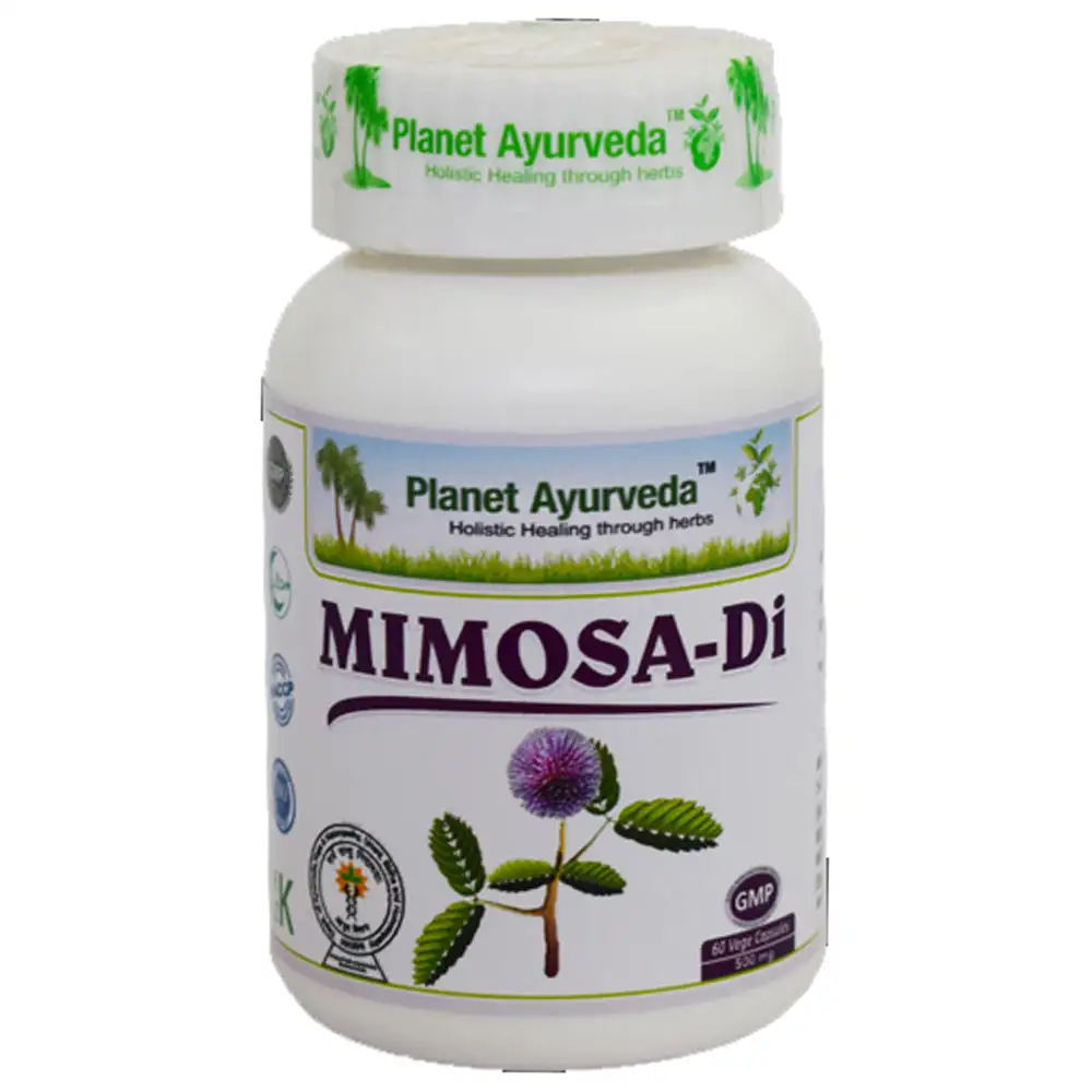 Planet Ayurveda Mimosa-Di 500 mg,  60 veggie capsule(s)