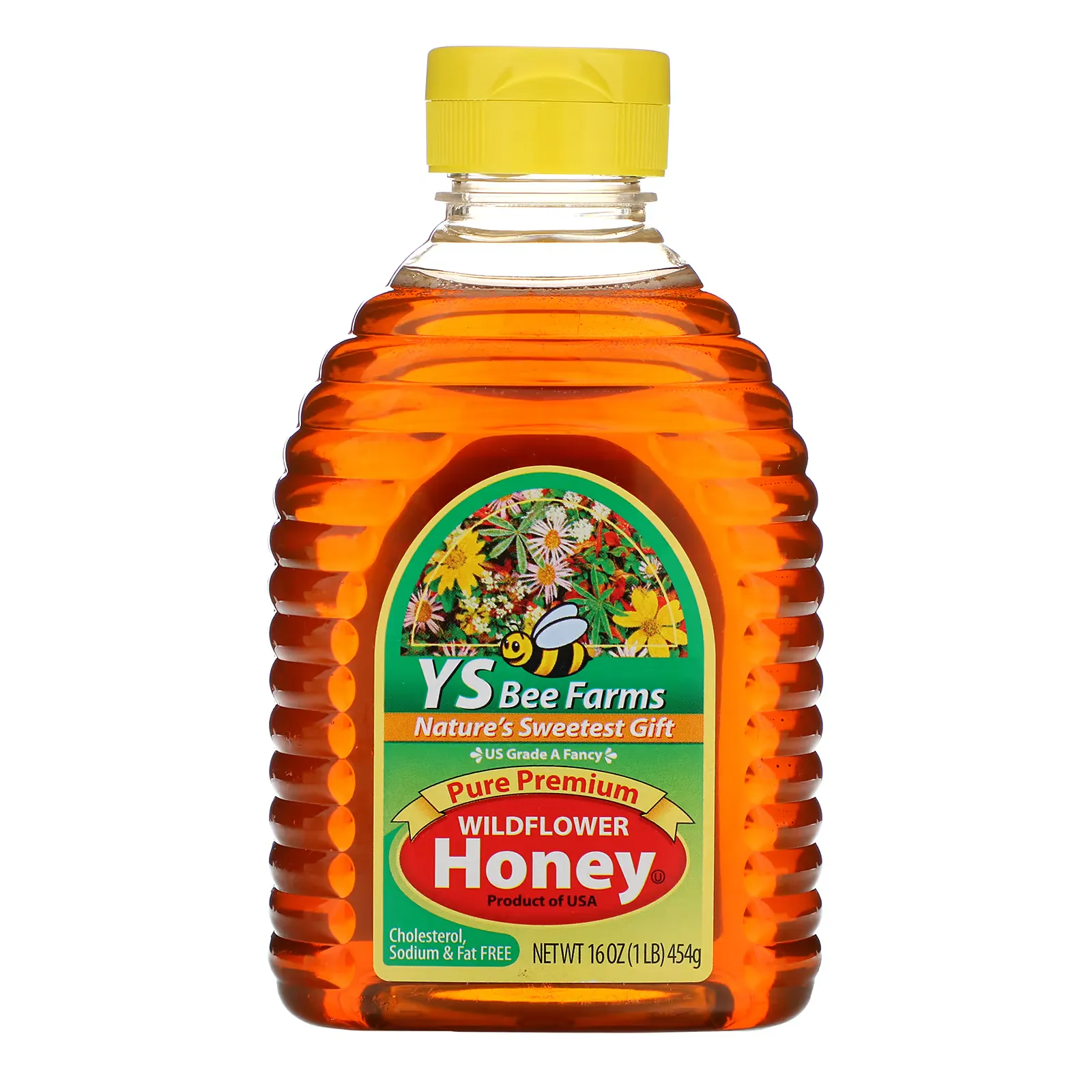 Pure Premium Wildflower Honey, 16 oz (454 g)