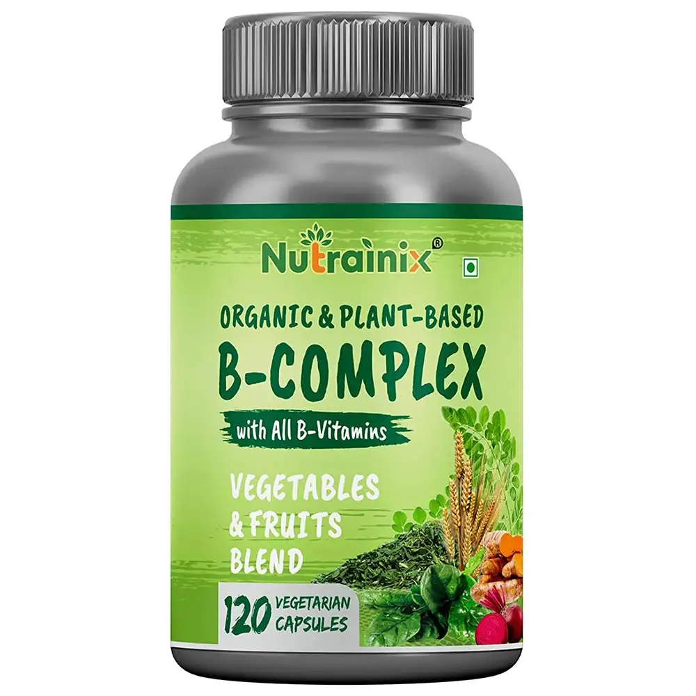 Nutrainix Organic & Plant Based B Complex,  Natural  120 capsules