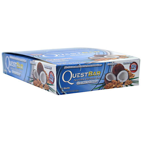 Quest Bars, Natural Coconut Cashew 12/Box by Quest Nutrition