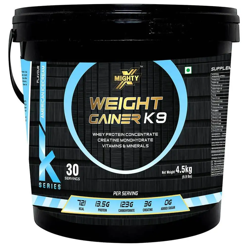 MightyX Weight Gainer K9,  9.9 lb  American Icecream