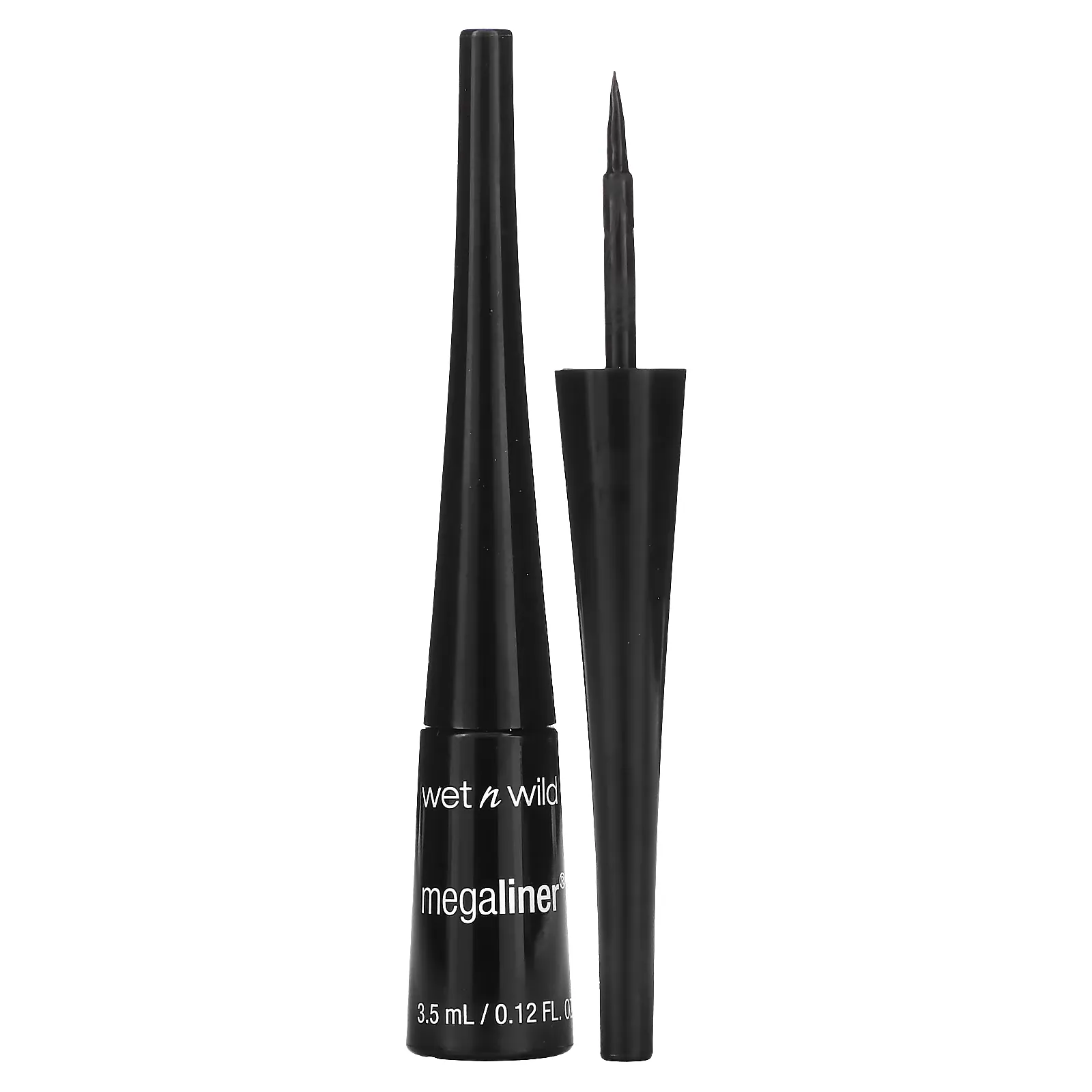 MegaLiner Liquid Eyeliner, Black, 0.12 fl oz (3.5 ml)