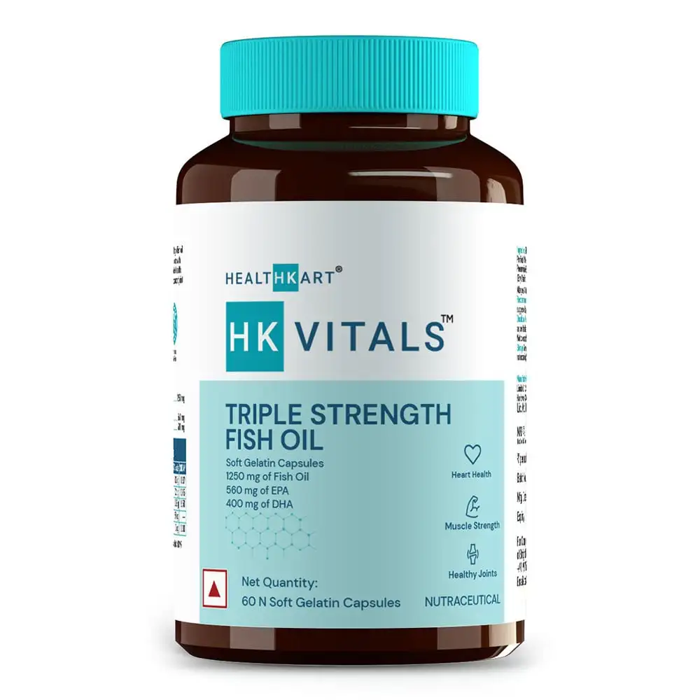 Healt HK Vitals Triple Strength Fish Oil (46:38),  60 softgels