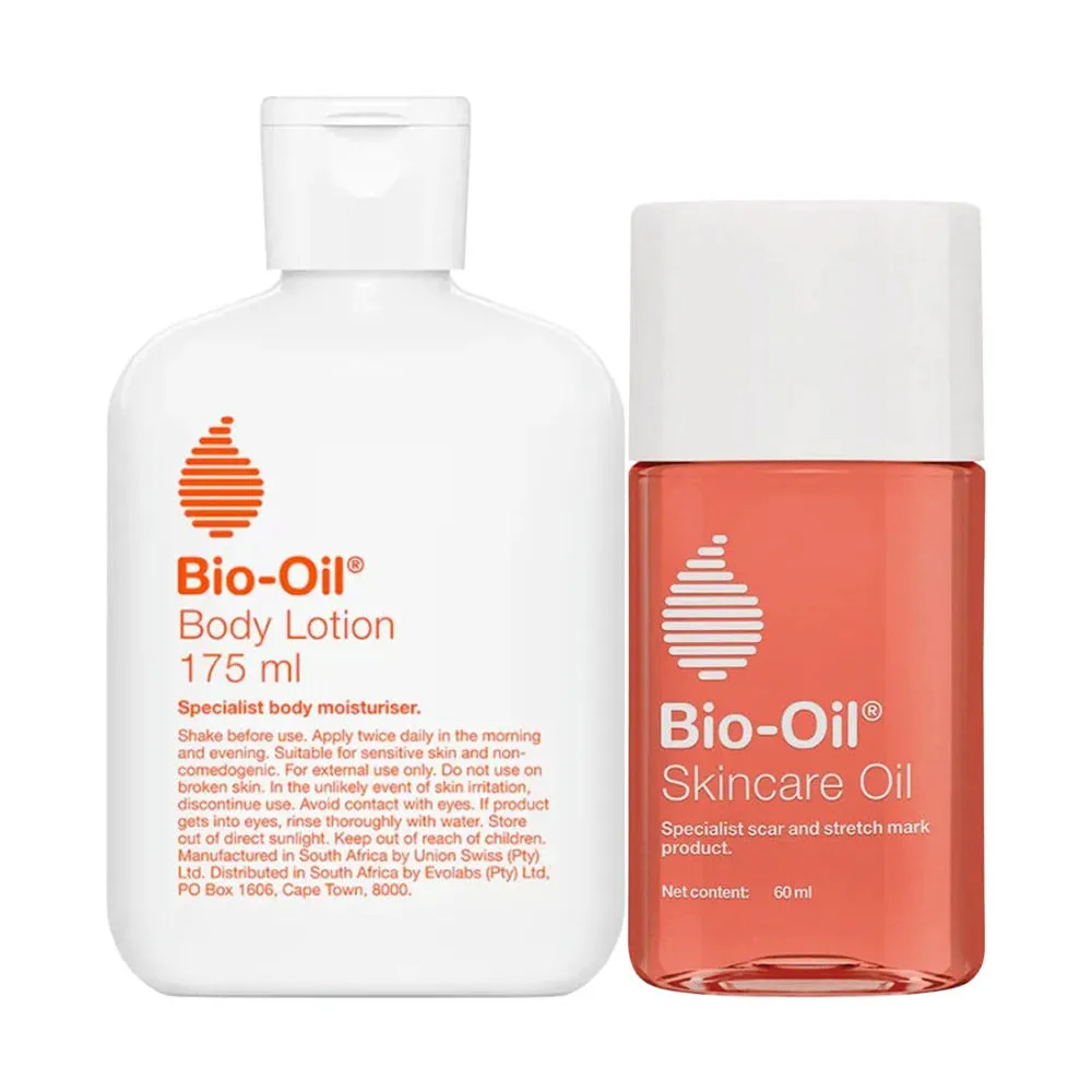 Bio Oil Acne Scar, Pigmentation Original + Body Lotion For Hydrated Skin - Combo 1