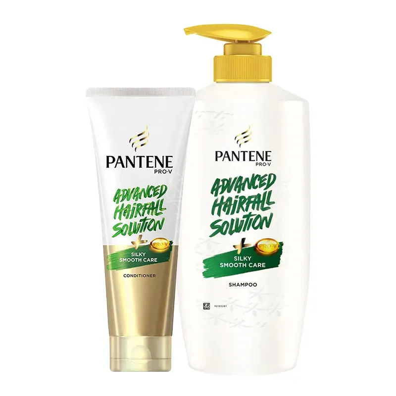 Pantene Advanced Hair Fall Solution Silky Smooth Care Shampoo & Conditioner Combo