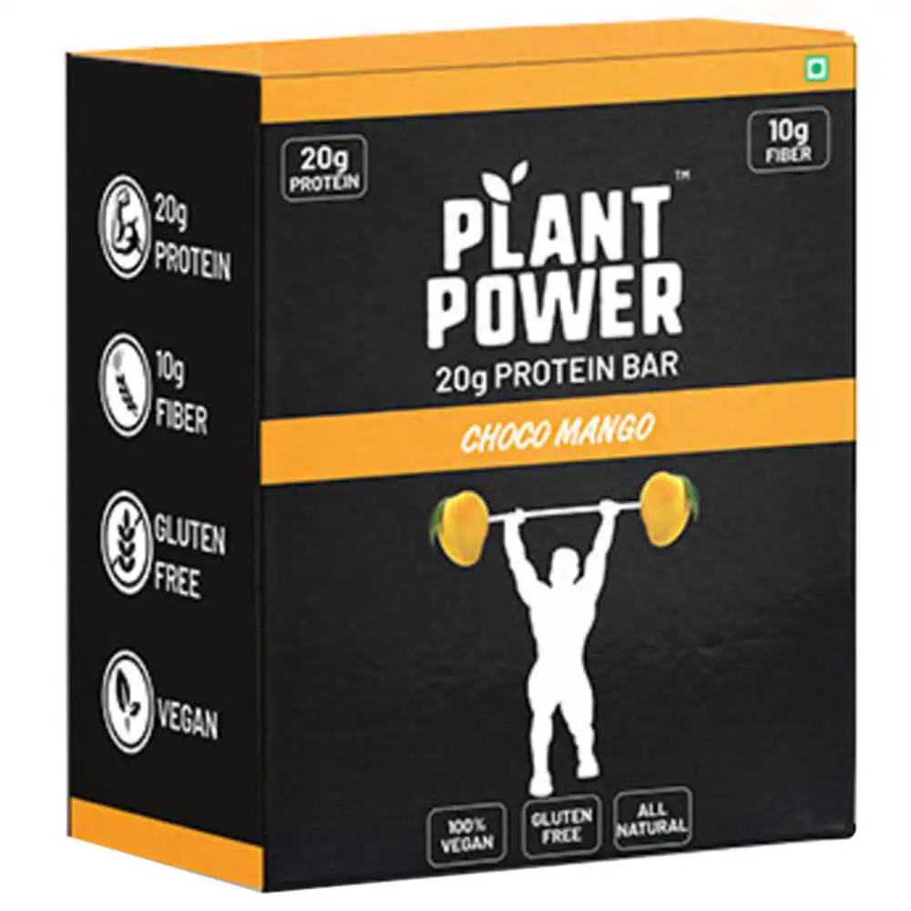 Plant Power 20g Protein Bar,  6 bar(s)  Choco Mango