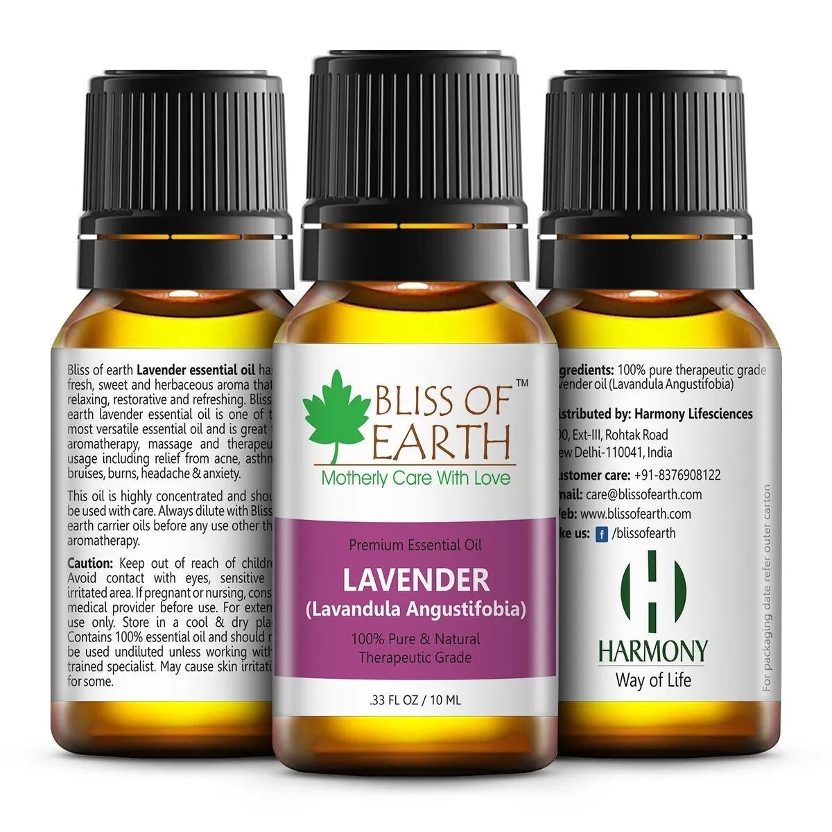 Bliss Of Earth Lavender Premium Essential Oil