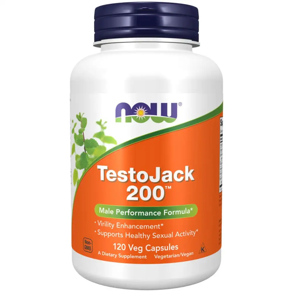 Now TestoJack 200,  120 veggie capsule(s)