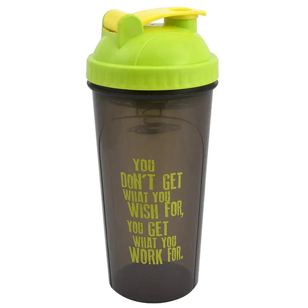 Greenbee Protein Shaker,  Black Yellow & Green  700 ml