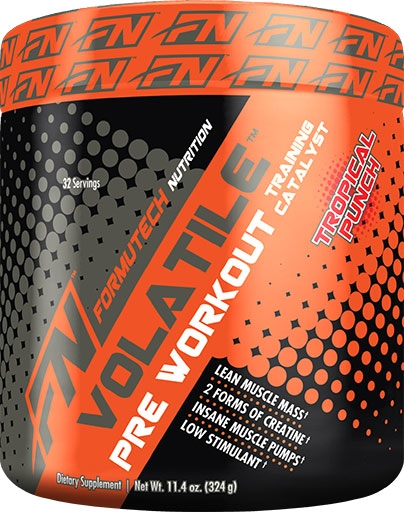 Volatile Pre Workout By Formutech Nutrition, Tropical Punch, 324 Grams