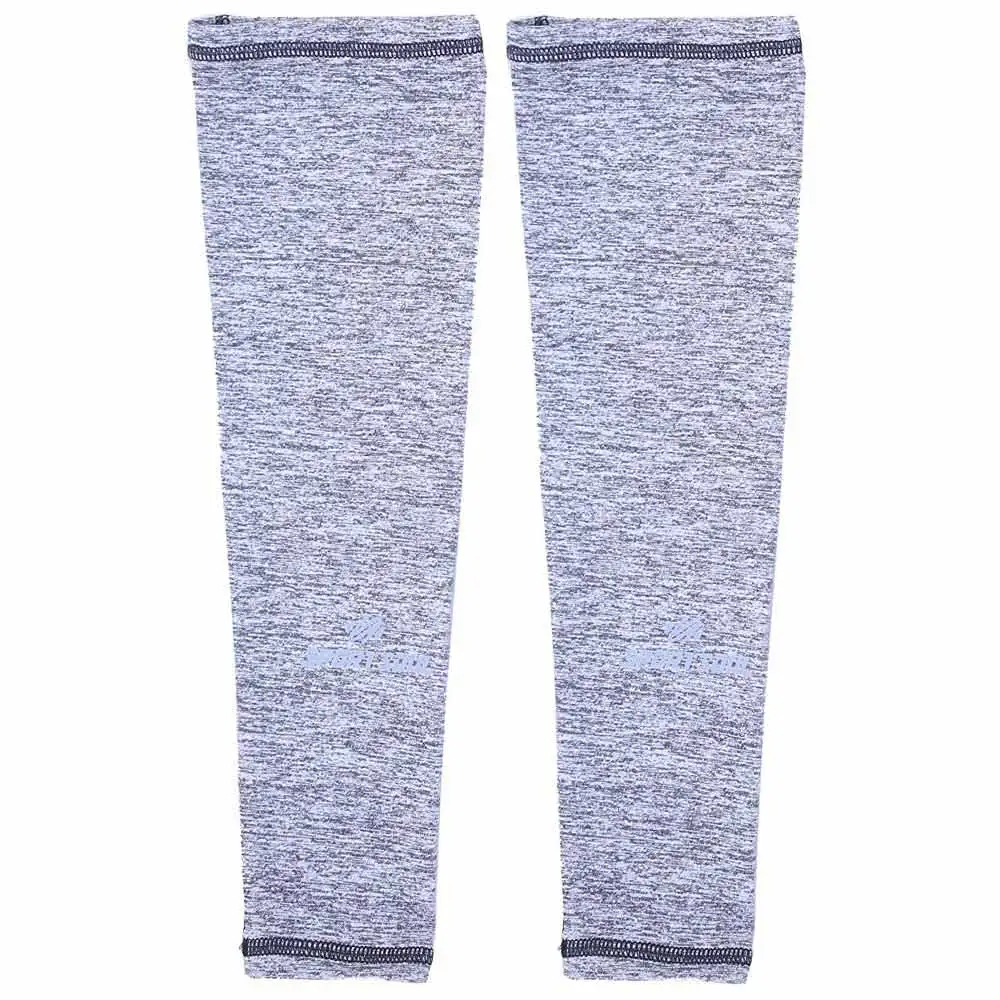 SportSoul Compression Arm Sleeves,  Grey Melange  Small